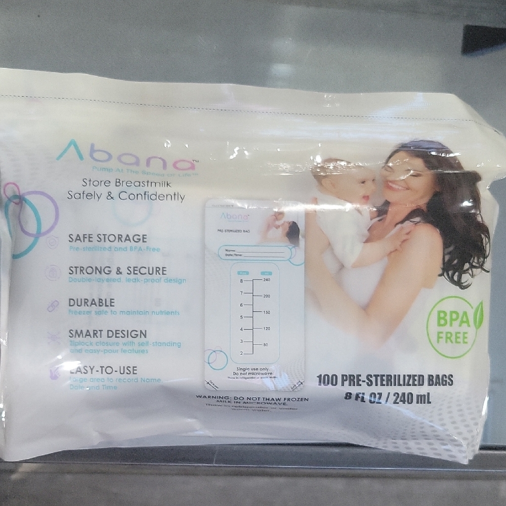 Breastmilk Storage Bags - White